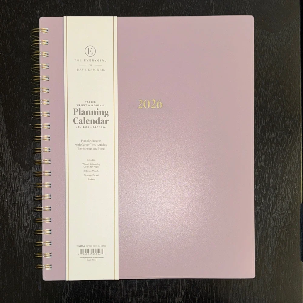 The Everygirl 2026 Lavender Planning Calendar - Picture 1 of 11